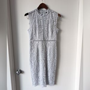 Bardot Baby Blue Lace Cocktail Dress Small/6